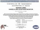 Marinex Certificate